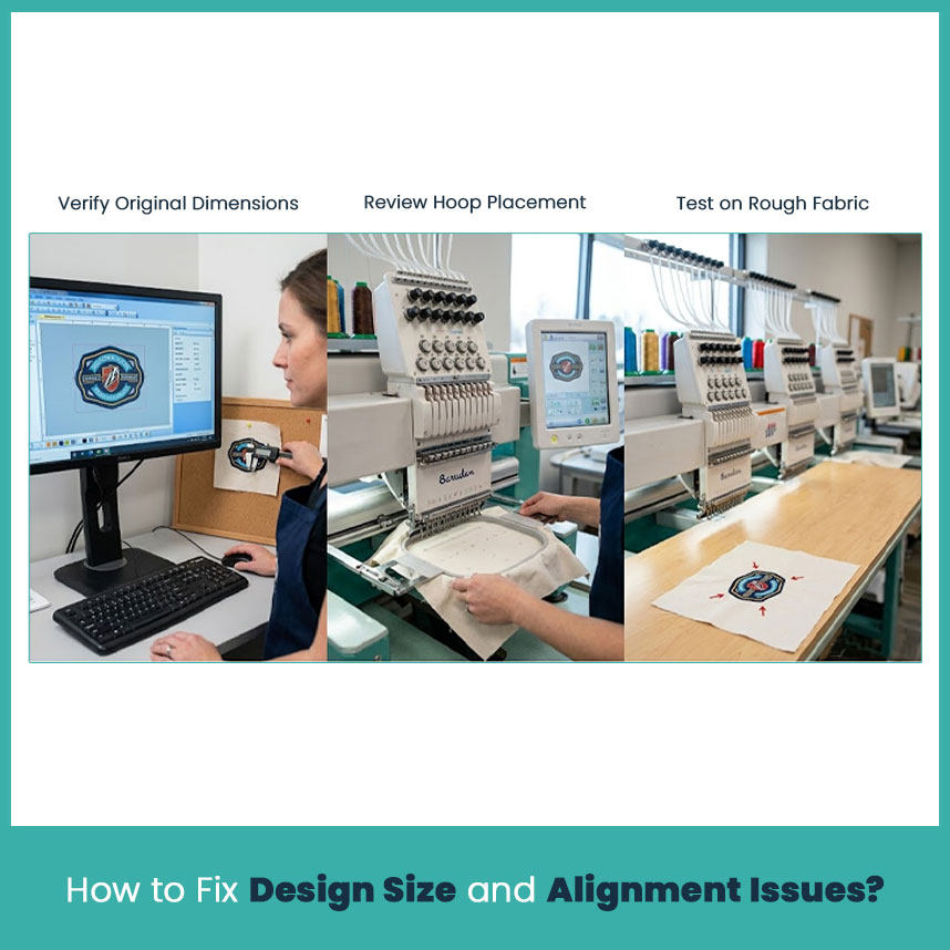 How to Fix Design Size and Alignment Issues?