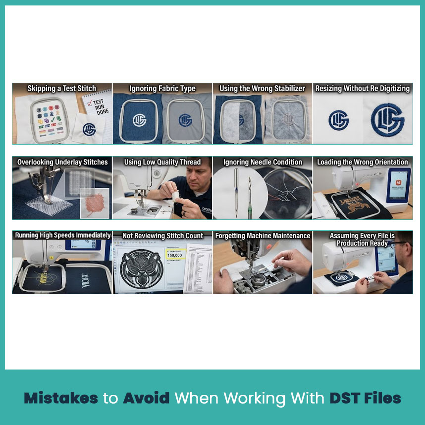 Mistakes to Avoid When Working With DST Files