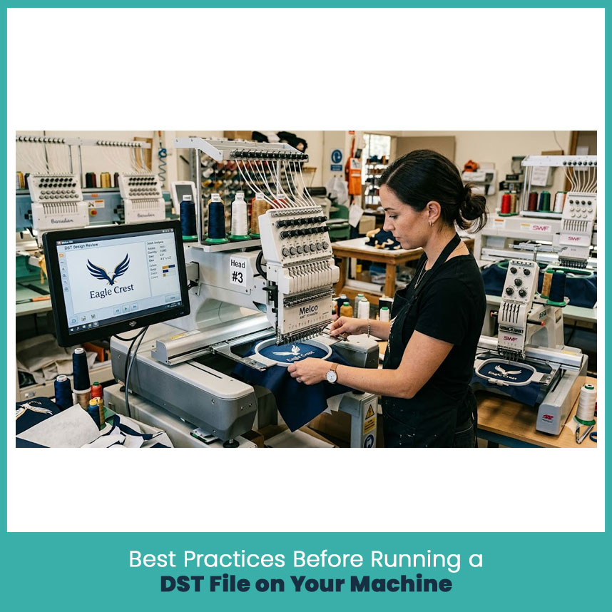 Best Practices Before Running a DST File on Your Machine